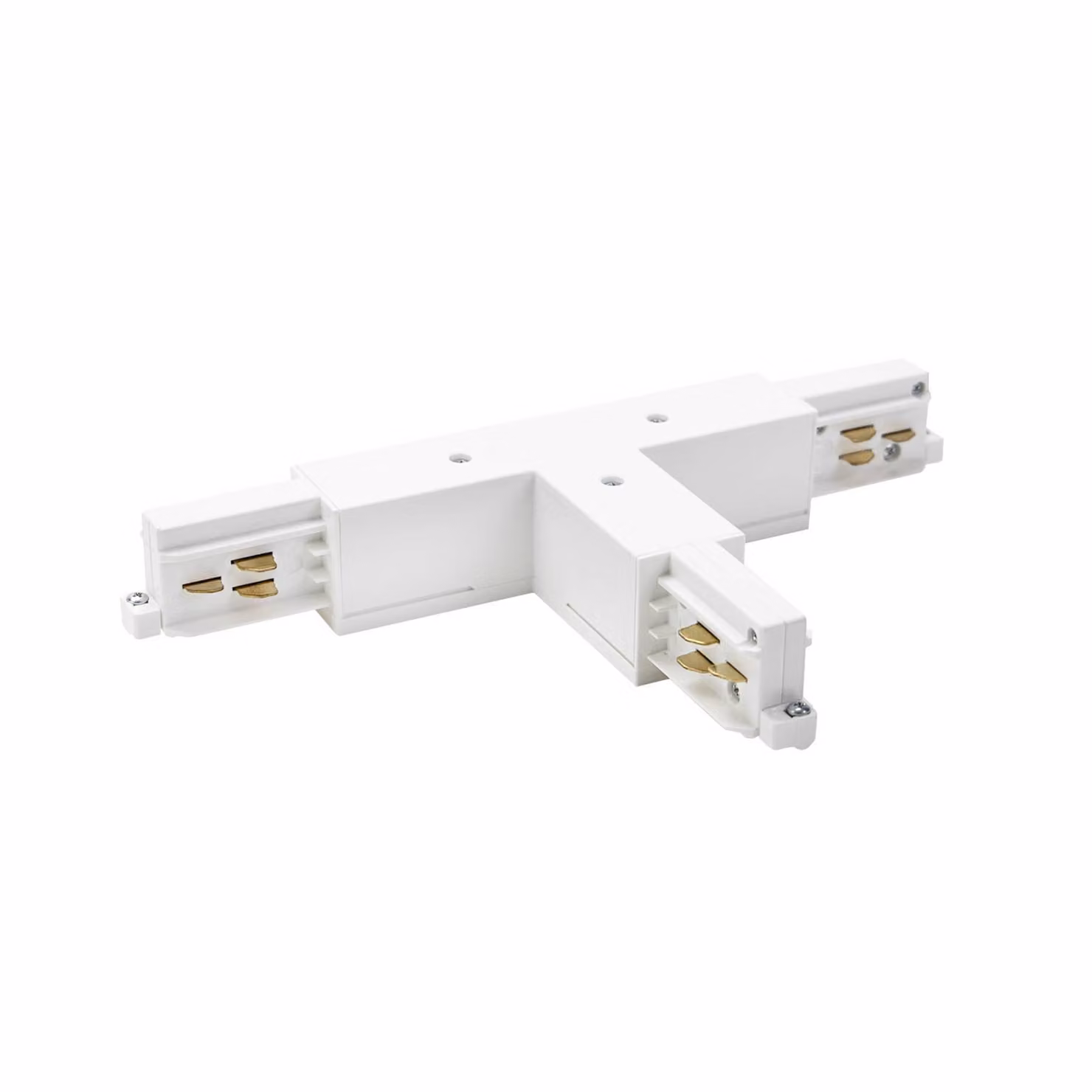 BRUMBERG Connettore a T ONETRACK, bianco, conduttore di protezione sinistra T-Verbinder ONETRACK, Bianco / Opale