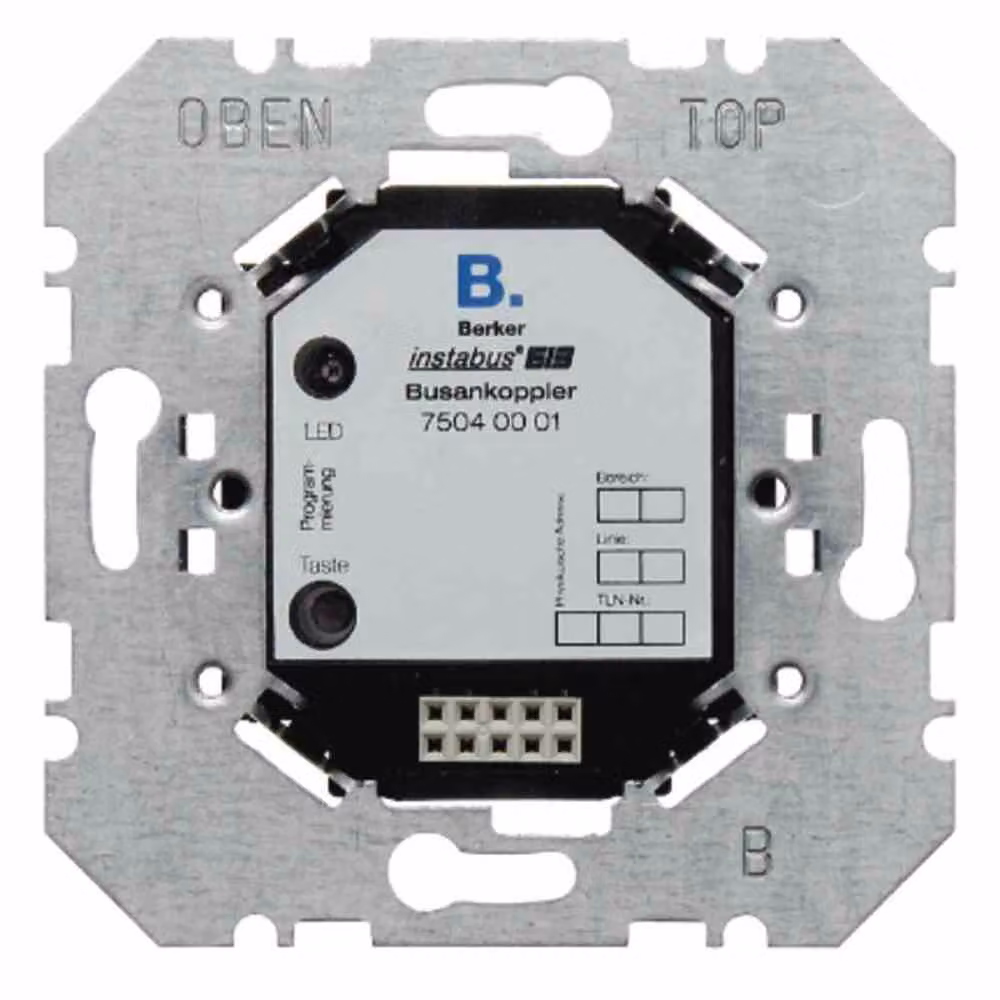 Unità di accoppiamento bus da incasso Berker, instabus KNX/EIB 75040001