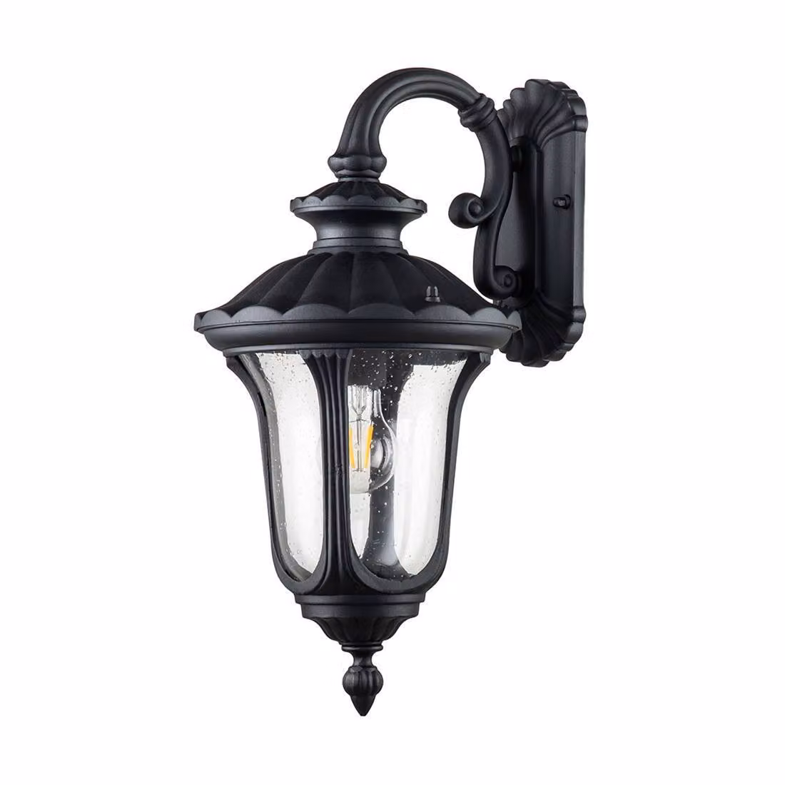 Applique classica nera da esterno E27 60W Chicago Elstead