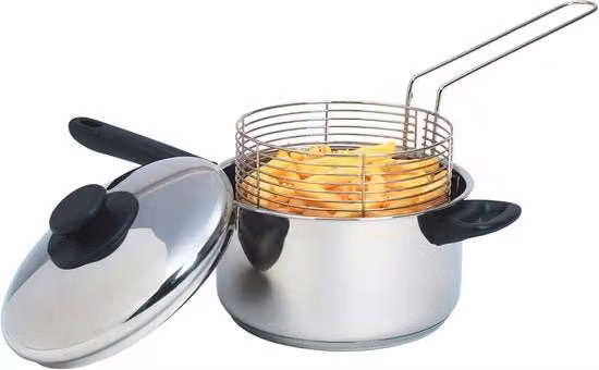 Piatto per frittelle - induzione - acciaio inossidabile - 20 cm