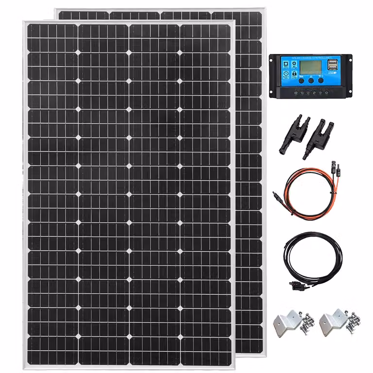 Modulo solare monocristallino, 200W/400W ad alta efficienza, impermeabile e durevole, set solare da 400W
