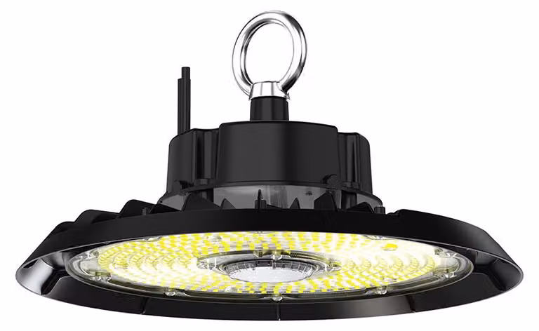 Proiettore LED per capannoni 200 W UFO Highbay 31.000 lm 6.500 K IP65 Illuminazione industriale