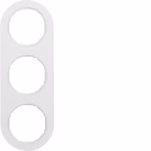 Berker 10132089 Cornice bianco polare, lucido Serie R.classic