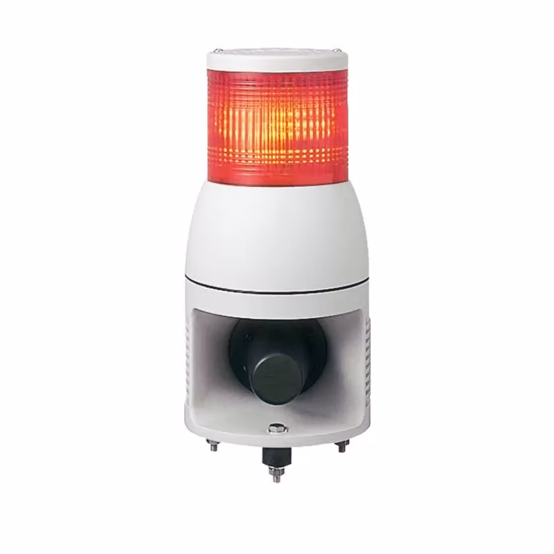 Colonna di segnalazione Schneider Electric 100 mm, 24 V, sirena, LED a luce fissa/lampeggiante, rosso XVC1B1HK
