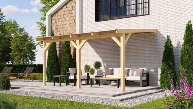 Copertura per terrazza 672 D x P x A 374 x 434 x 208