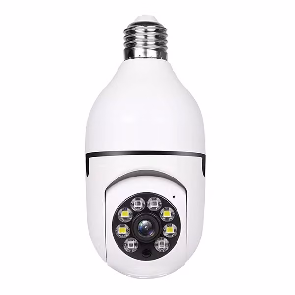 Bulby Telecamera WiFi esterno/interno, Full HD, visione notturna, microfono