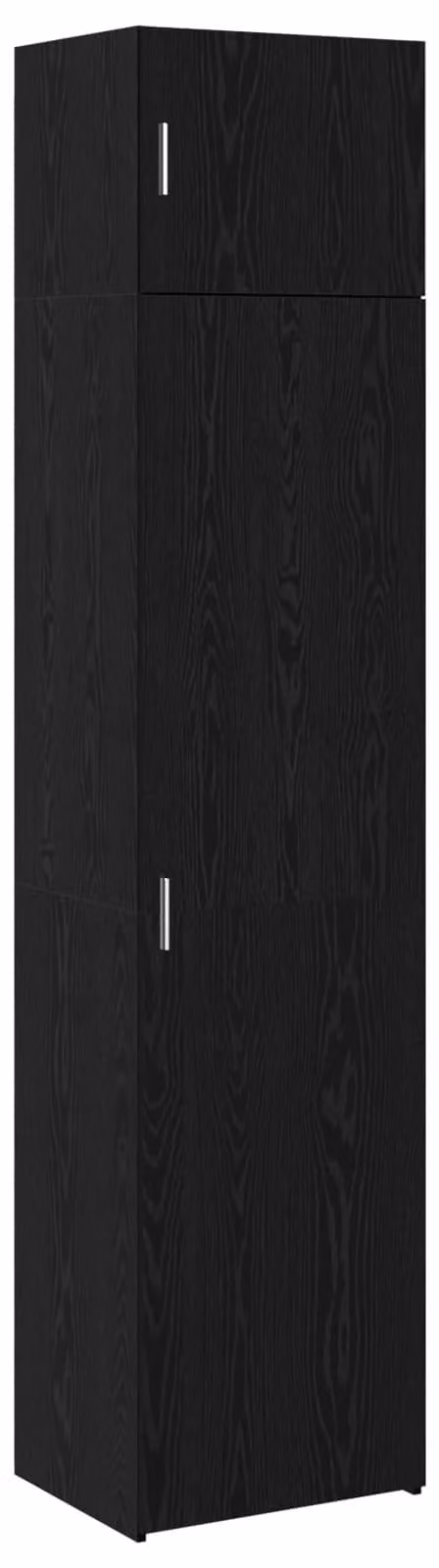 Credenza 3 pcs Rovere Nero