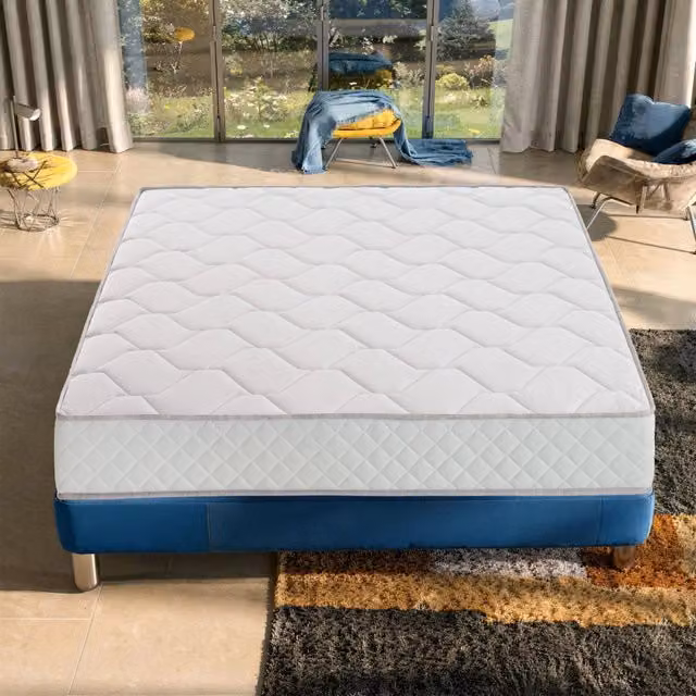 Materasso Singolo KingDream in Memory Foam Viscoelastico Bianco L/P/H: 80 x 200 cm, Altezza: 25 cm