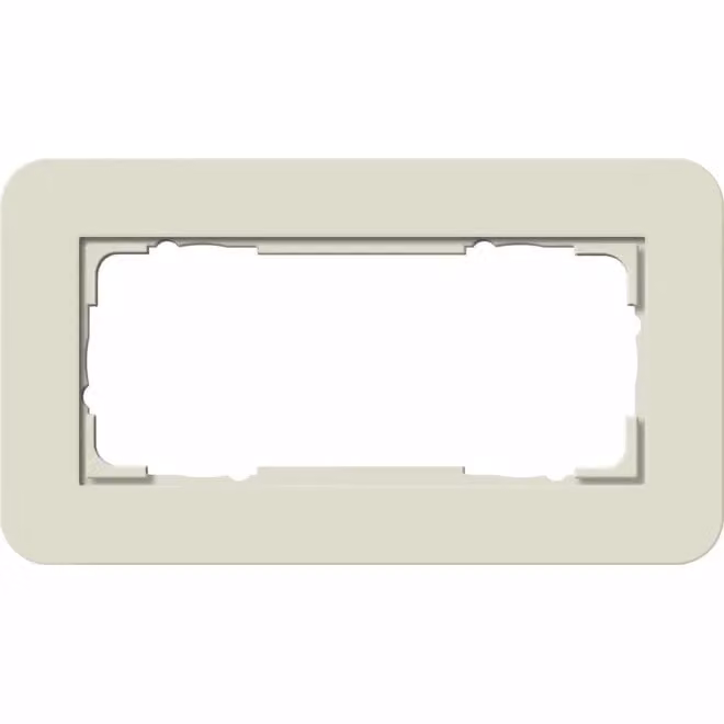 Gira 1002427 Cornice di copertura 2f senza manopola Gira E3 Sabbia/Antracite