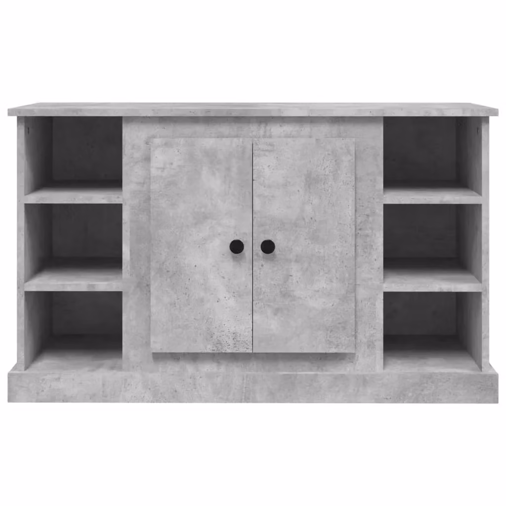 Buffet credenza con cassettiera e mobile contenitore per cucina o soggiorno in legno MDF grigio L 100 x P 35,5 x H 60 cm – 2