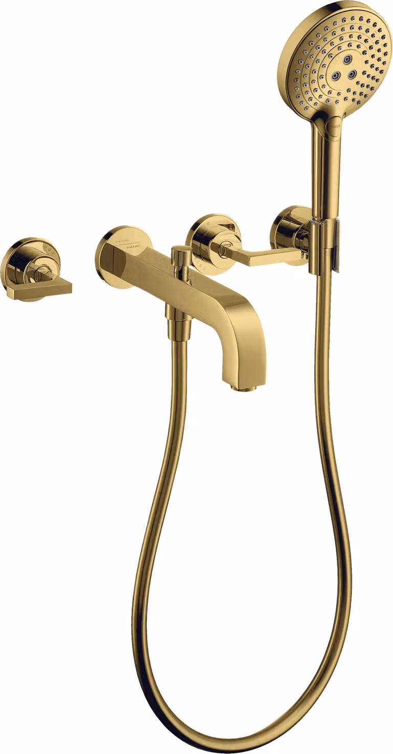 hansgrohe AXOR Citterio mitigeur bain 3 trous avec béqu'illes, 39448990, 39448990