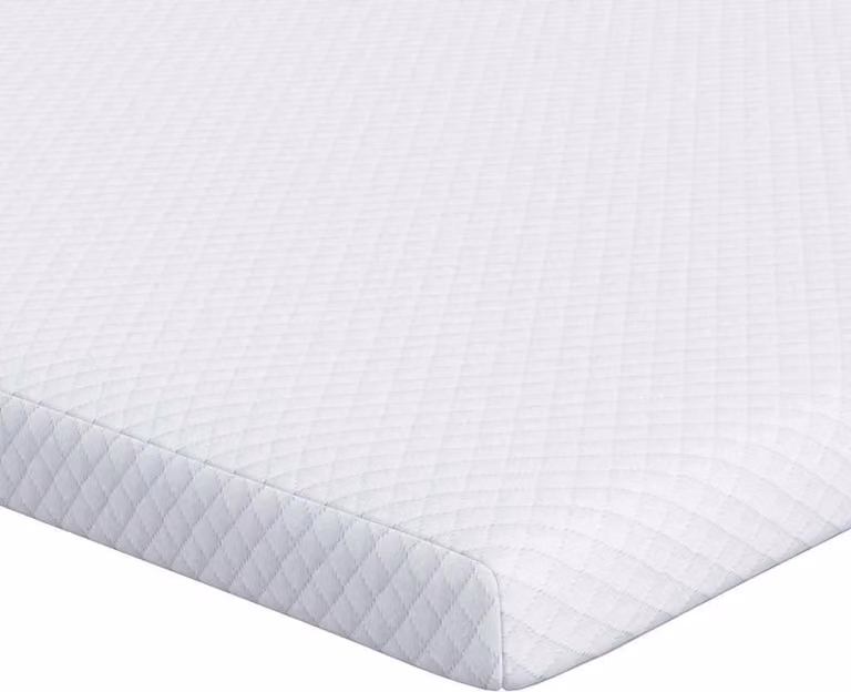 Topper in schiuma memory for Adulto Morbido 160 x 200 cm Bianco