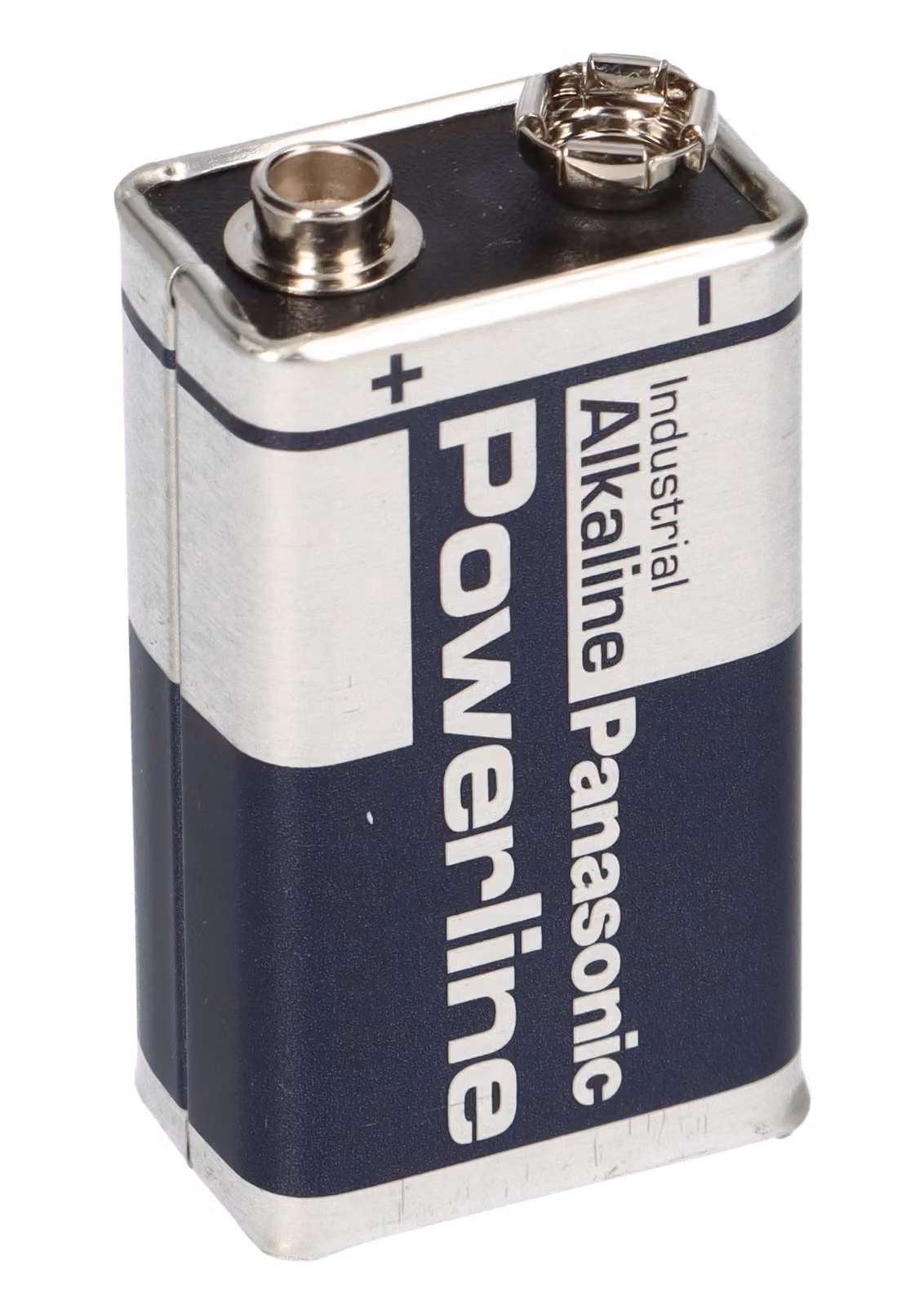 Batteria Panasonic Powerline 6LR61 da 9V, adatta per rilevatori di fumo, strumenti di misurazione e dispositivi audio