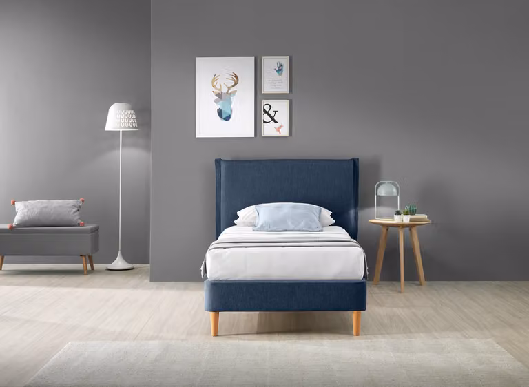 Letto PARIGI Blu 90 x 200 cm