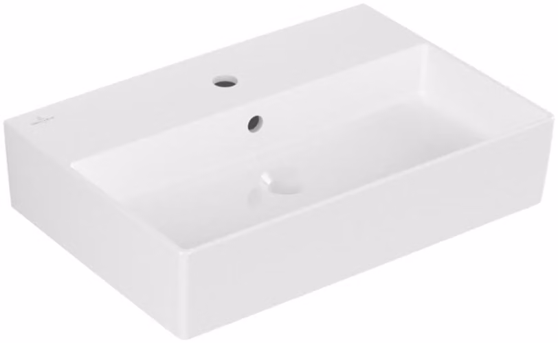 Villeroy & Boch Memento 2.0 lavabo mural, 1 trou pour robinet, avec trop-plein, poncé, 600x420mm, 4A226GR1, 4A226GR1