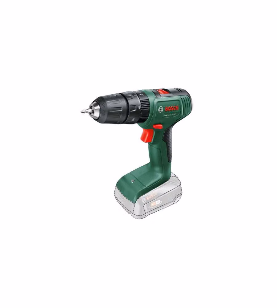 Trapano avvitatore con percussione a batteria Bosch colore verde