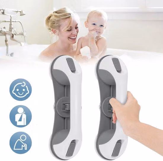 Porta doccia con regolatore del getto - confezione da 2 - Supporto da parete per il bagno - Modello extra sicuro e robusto - Supporto da parete per lo specchio del bagno