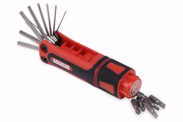 KREATOR chiave HEX 16 in 1 set di bit per cacciavite a cricchetto esagonale