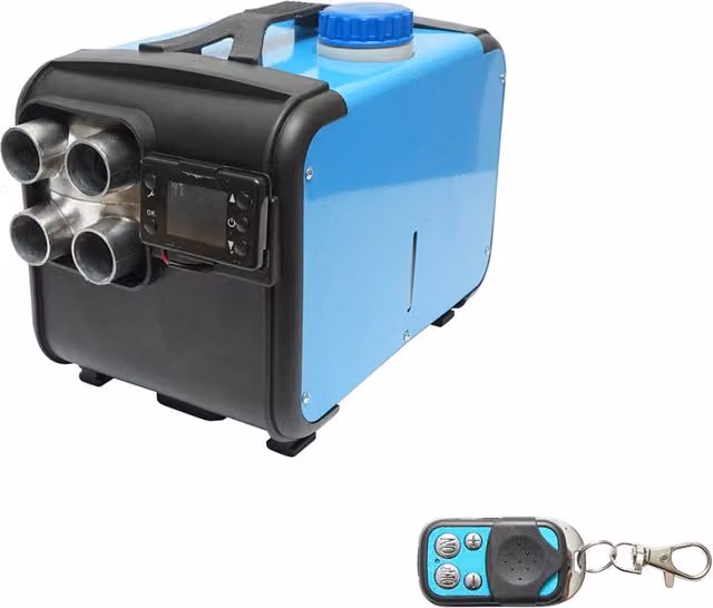 RISCALDATORE D’ARIA RISCALDATORI DA PARCHEGGIO PER L'AUTO RISCALDATORE PER AUTO, riscaldatore stazionario portatile 12-24/220V, 5KW, display LCD, con telecomando