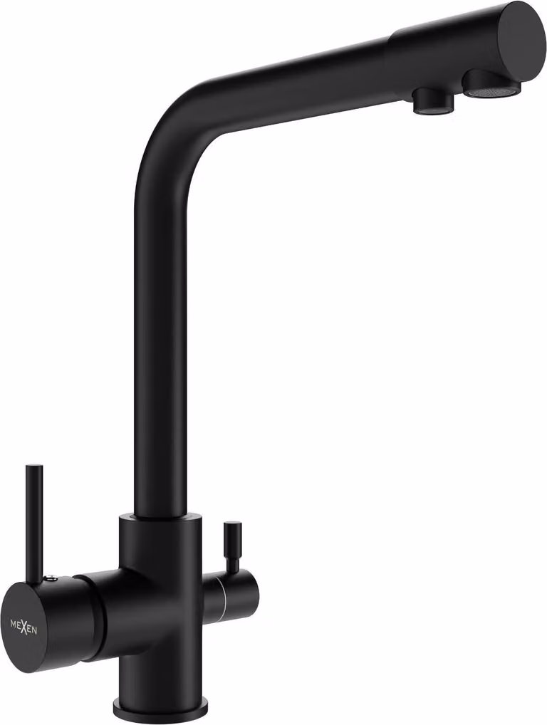 Mexen Duero rubinetto da cucina, nero - 671600-70