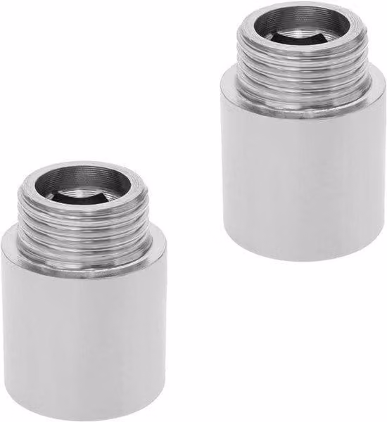 Adattatore per tubo - Raccordo a vite BSP - Acciaio inossidabile - Raccordo idraulico - Adatto per collegamento maschio-femmina - 25 mm.