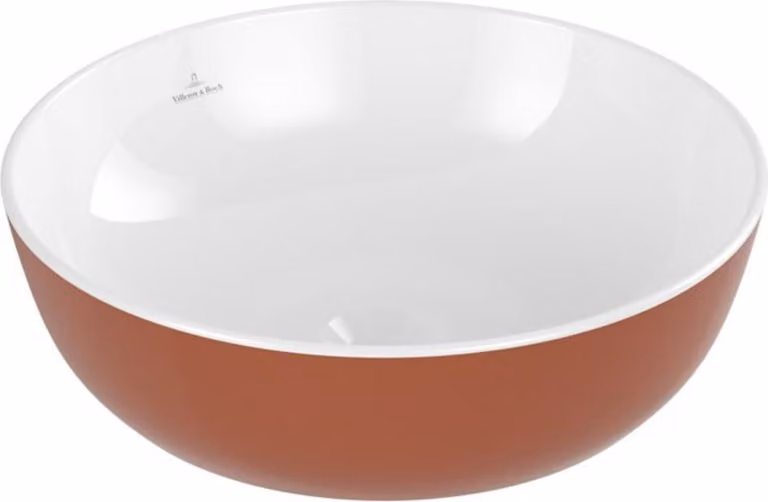 Villeroy & Boch Artis, lavabo à poser, rond, sans trop-plein, 430x430mm, 417943BCW8, 417943BCW8