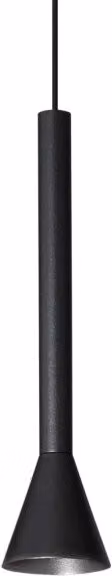 Lampada a sospensione Diesis Sp Ideal-Lux nera in metallo con tecnologia LED e design moderno