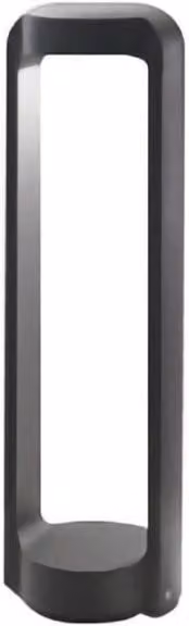 Lampada da terra a paletto Gealuce GES451C in alluminio grigio con LED integrato, 13W, 1200lm, 3000K, IP65