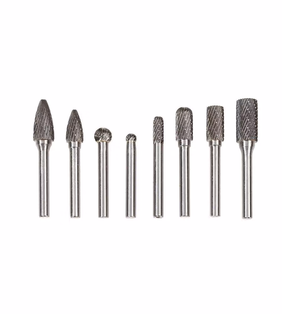 FERVI Frese Rotative Metallo Duro Gambo Ø 3 mm Taglio Incrociato 145x115x25 mm