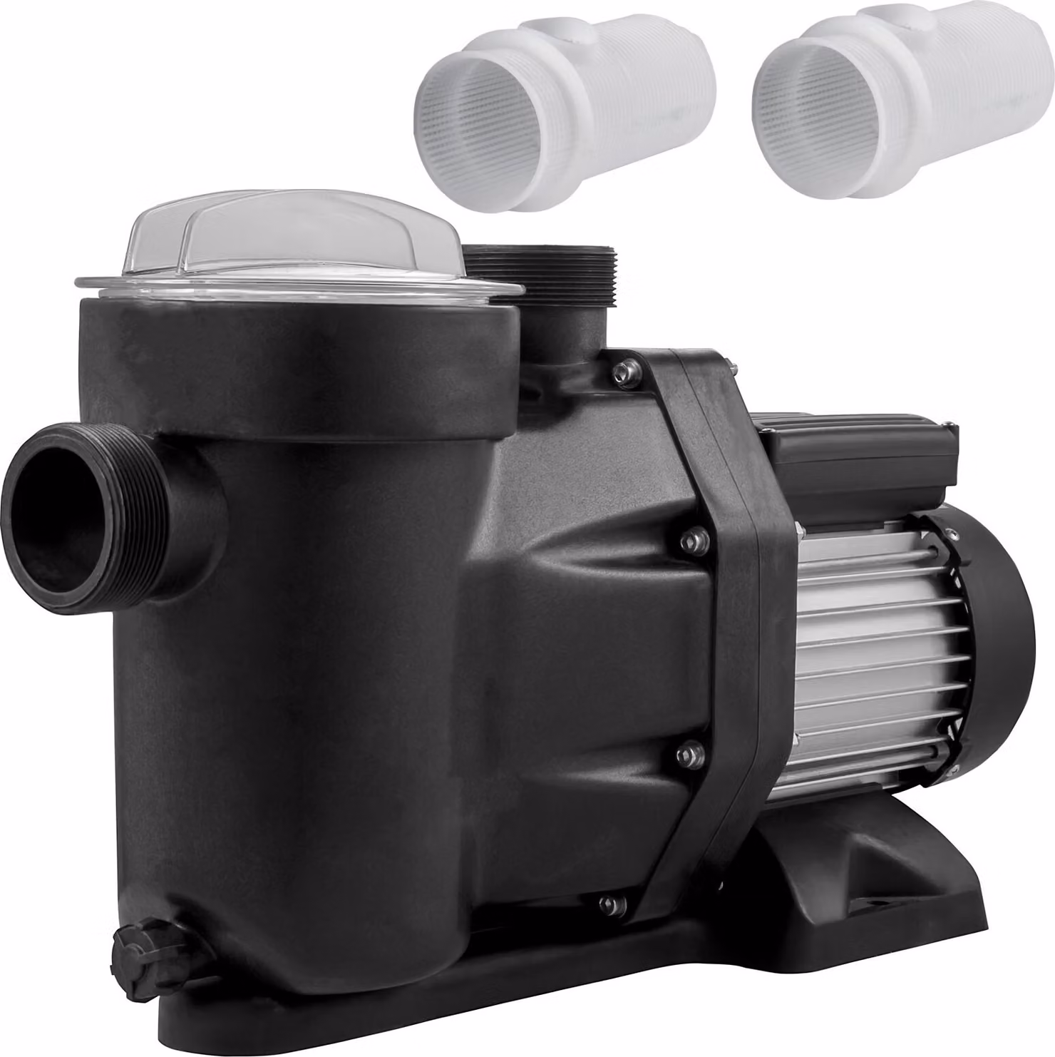 Pompa per piscina 750 W 1 Ps Pompe per piscina Max. Portata 19200 L/H Pompa filtro Velocità 3450 rpm Pompa di circolazione Max. Temperatura 50° C