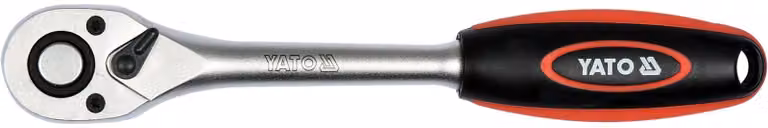 Chiave a bussola da 3/8" con manico in TPR liscio, 72 denti