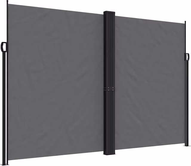 Tenda da Sole | Tenda parasole Laterale Retrattile Antracite 220x1000 cm