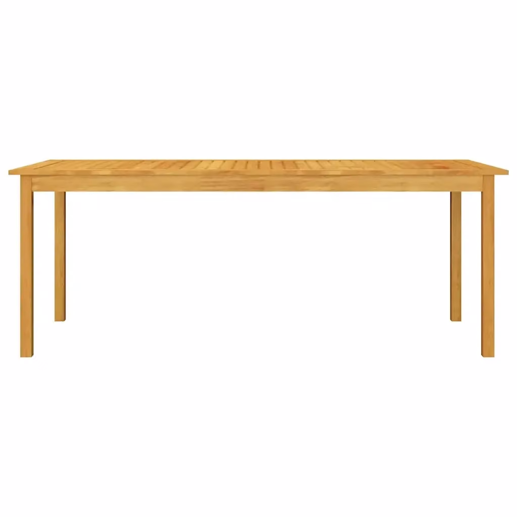 Set da pranzo da giardino moderno vidaXL in legno di acacia oliato, 9 pezzi, Nero e Marrone