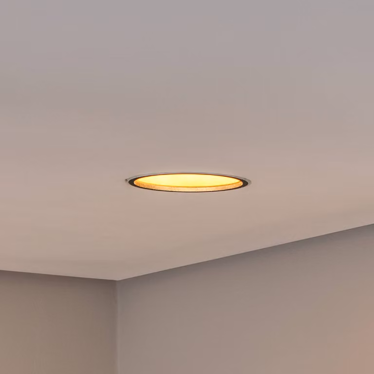 BEGA Bega LED spot da incasso a soffitto Studio Line, nero/ottone, alluminio Line, Ottone / Oro, Soggiorno / Sala da pranzo, Alluminio