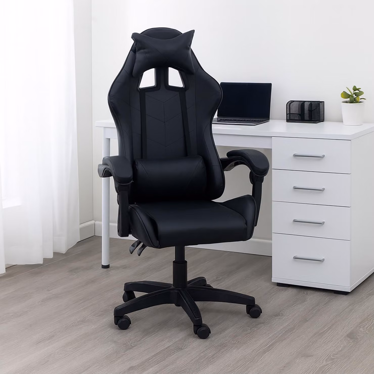 Sedia da scrivania Krit nera