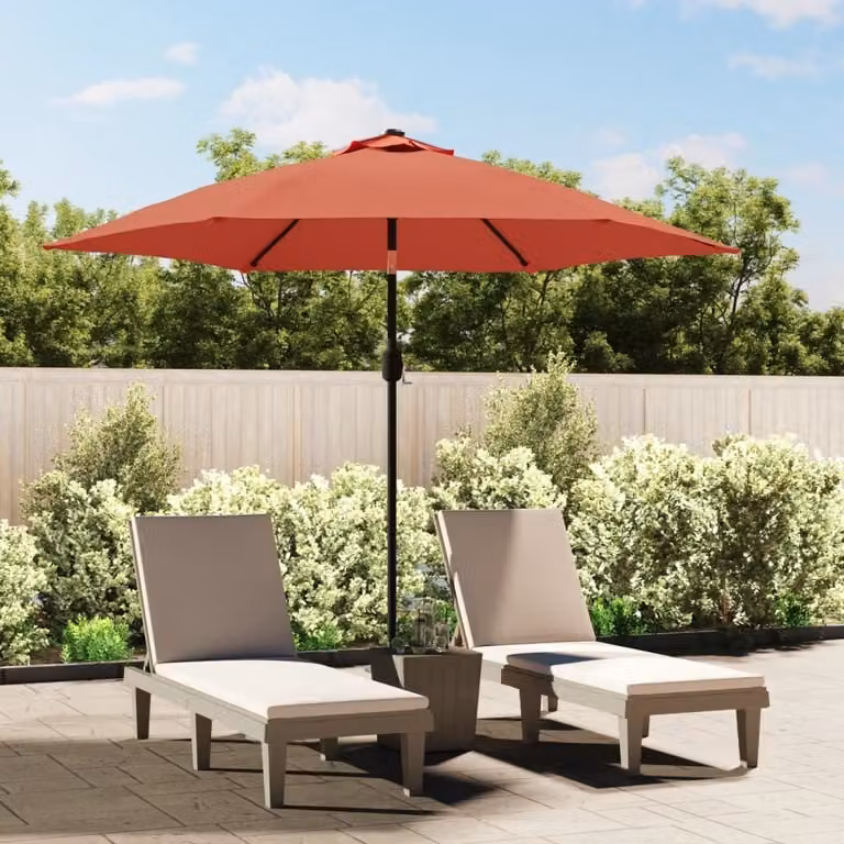 Maison Exclusive - Telo di Ricambio per Ombrellone Terracotta 300 cm