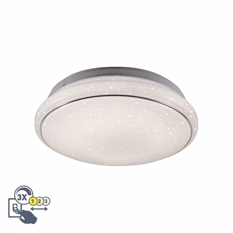 plafoniera LED da 17 watt con effetto cielo stellato