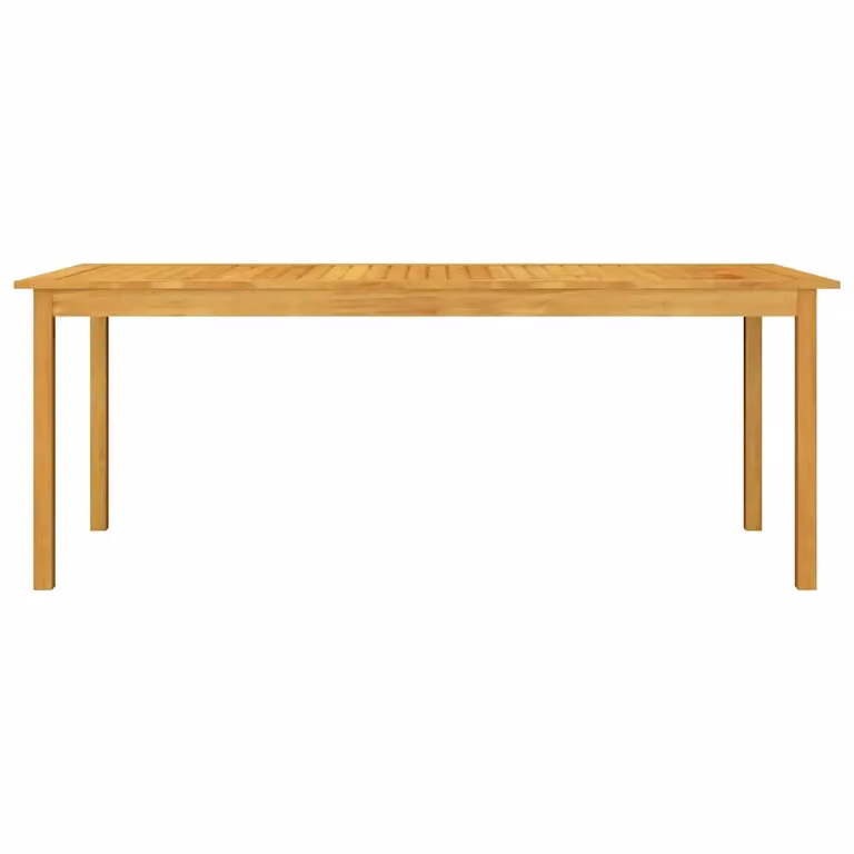 Set da pranzo da giardino moderno vidaXL in legno di acacia oliato, 9 pezzi, Nero e Marrone
