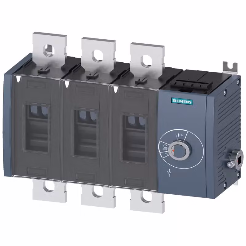 Interruttore sezionatore SIEMENS 1000 A, 8 contatti di chiusura, 8 contatti di apertura, Siemens 3KD50340QE400