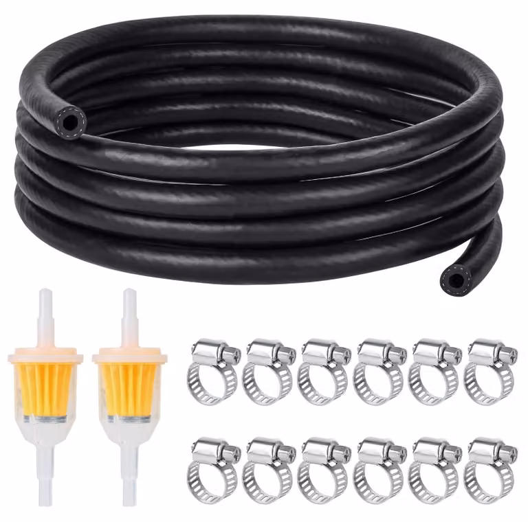 Solidchoice - Tubo flessibile da 3 metri con morsetti e filtri per polvere