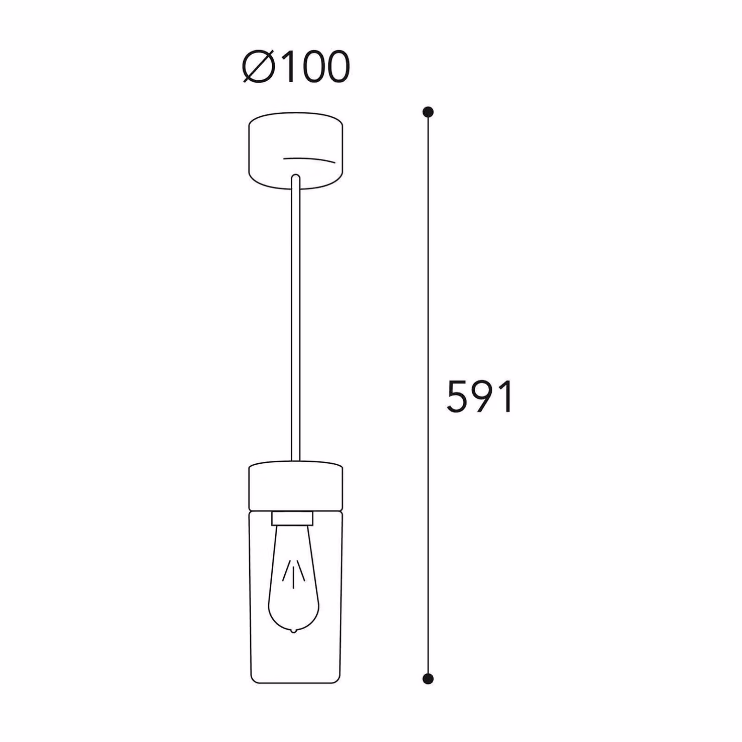 Moretti Luce Sospensione Silindar 3358 ottone anticato/opale Silindar, dimmerabile, Bronzo / Ottone antico, Ottone, Antico