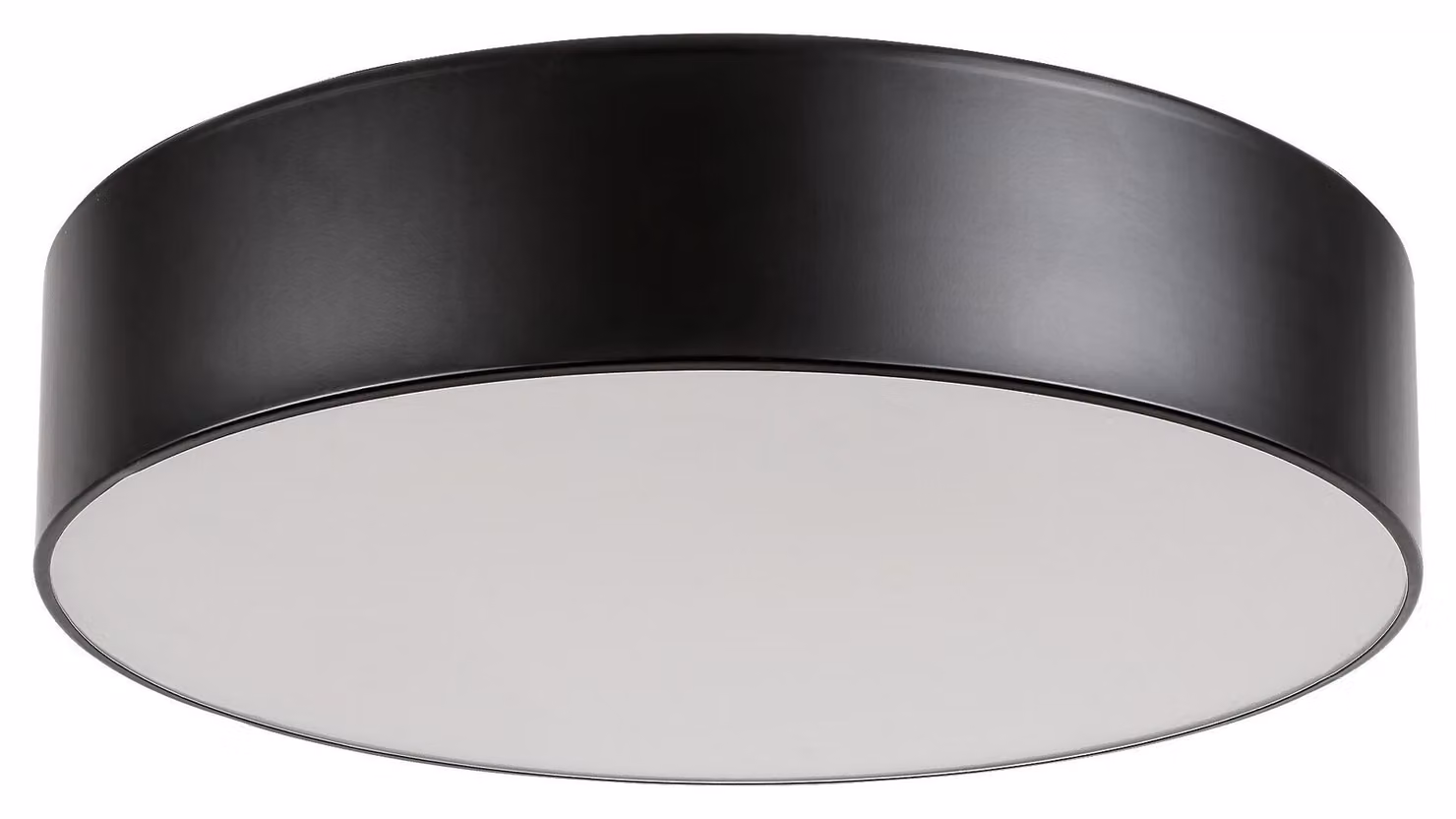 Rabalux 5081 Lampada da soffitto a 3 faretti Renata, E27, bianco e nero, rotonda, moderna, ø450 mm