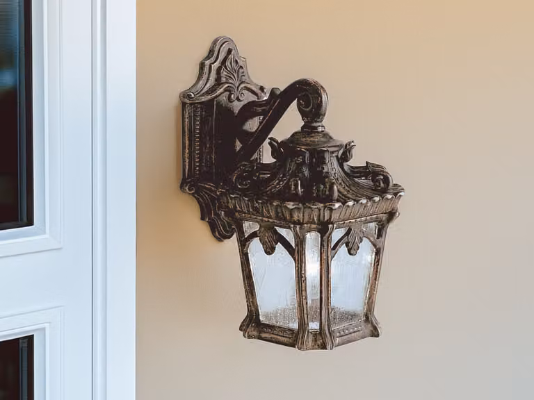 Applique da esterno in stile retrò, color bronzo, E27, 60 W, Tournai Kichler