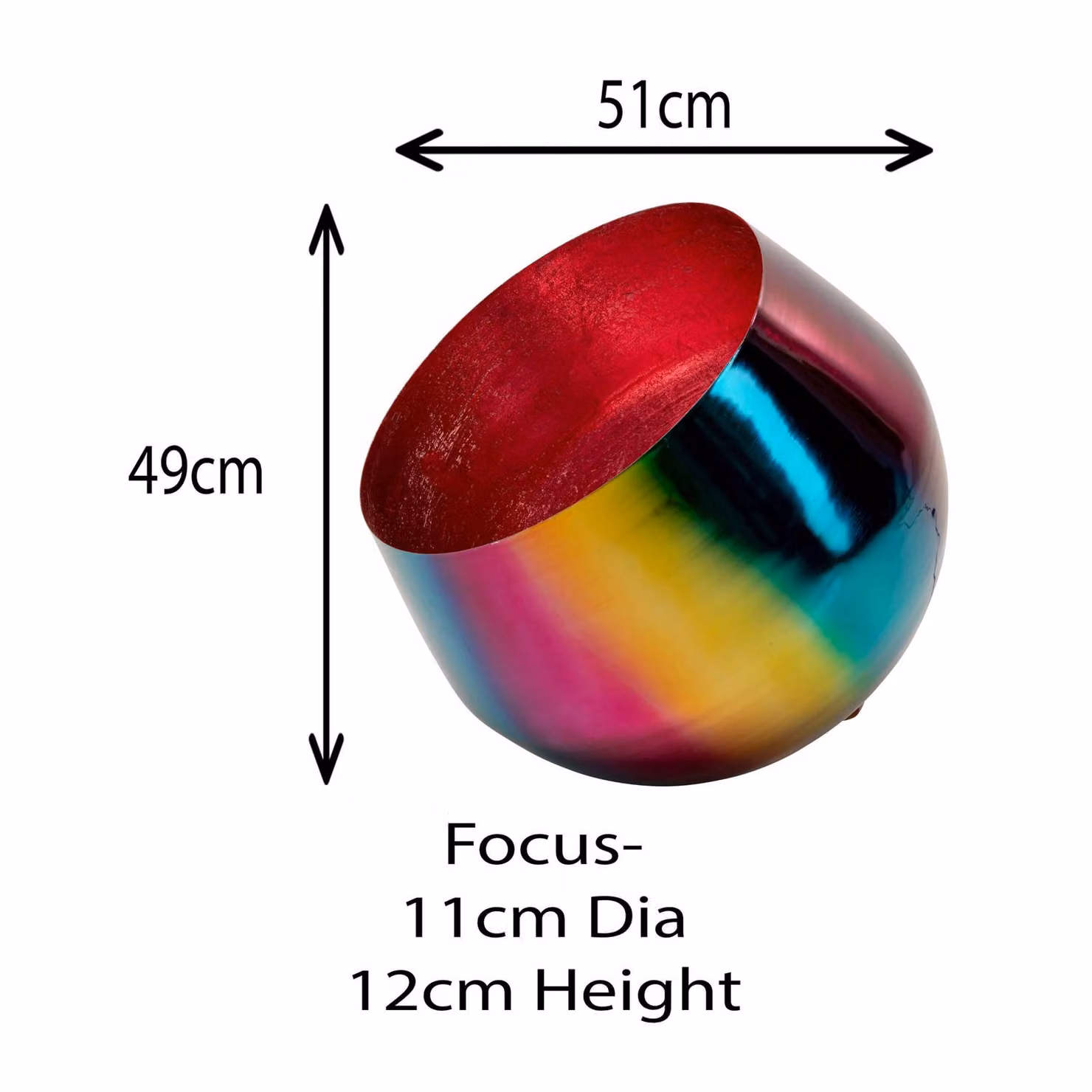KARE Lampada da tavolo Rainbow, Multicolore, Soggiorno / Sala da pranzo, Metallo, Moderno, Lampada da tavolo