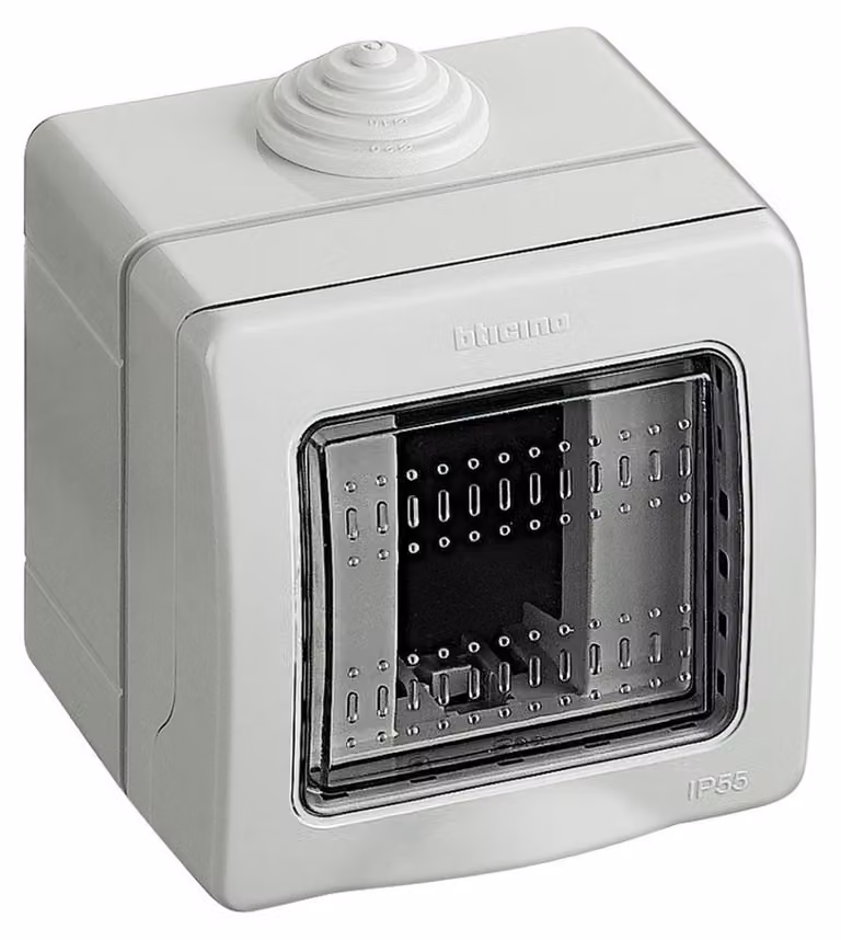 Custodia Protettiva Da Parete BTicino 25501 IP55 Per 1 Modulo Matix
