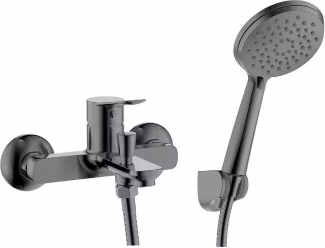 Miscelatore per vasca incasso Rhio DUCHA.ES in ottone color titanio spazzolato
