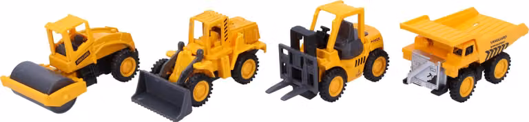 Macchina da costruzione in metallo 8 cm