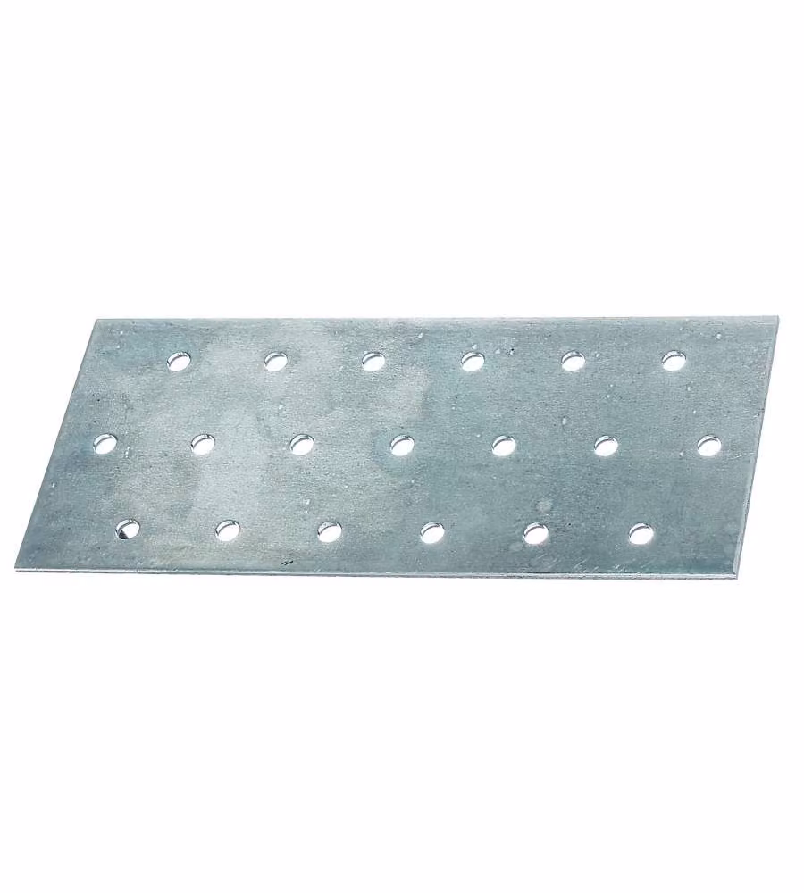 Piastra giunzione multiforo 140x60x 2,0 mm zincata