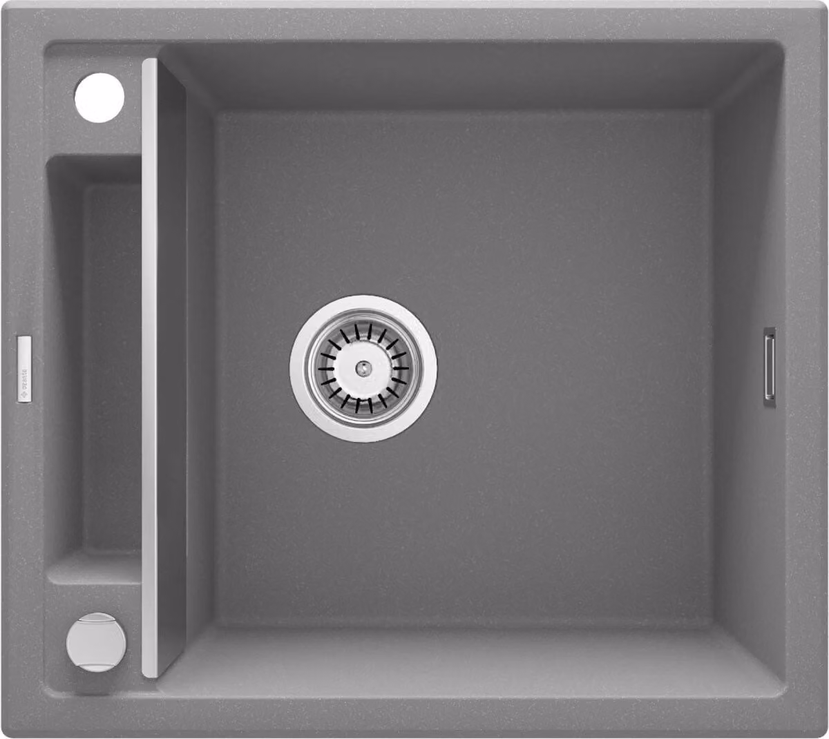 Magnetic 1-bowl granite sink