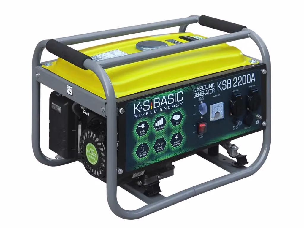 Generatore a benzina KSB KSB 2200A giallo 3.0 kW – 2
